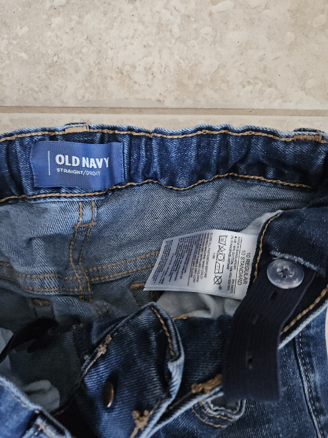 Boys Size 10 Regular Old Navy Straight Jeans - photo 3