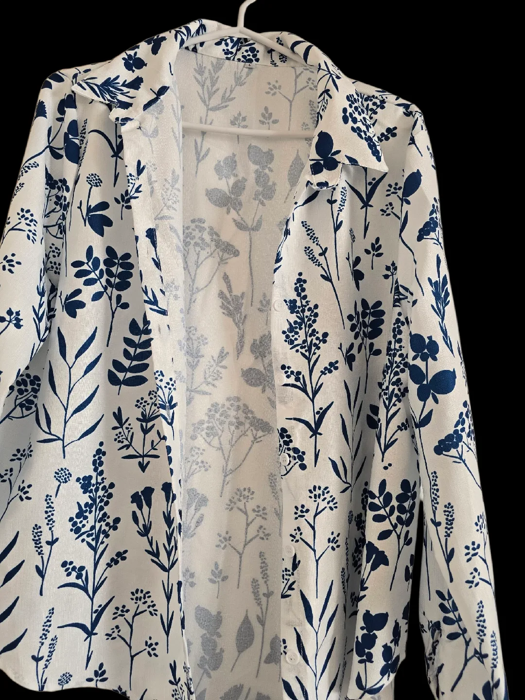 Floral Print Long Sleeve Shirt image indicator(2)