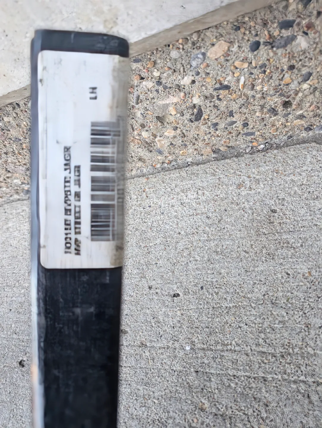 Road Hockey Jaromir Jagr composite left hand hockey stick image indicator(3)