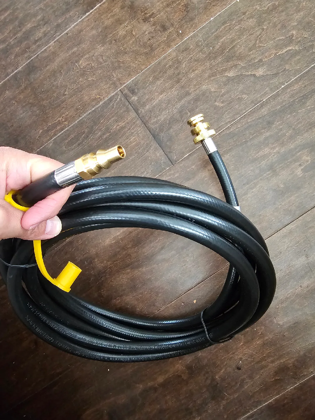 GasSaf 15FT Quick Connect Propane Hose for RV to Grill,1/4" ... image indicator(3)