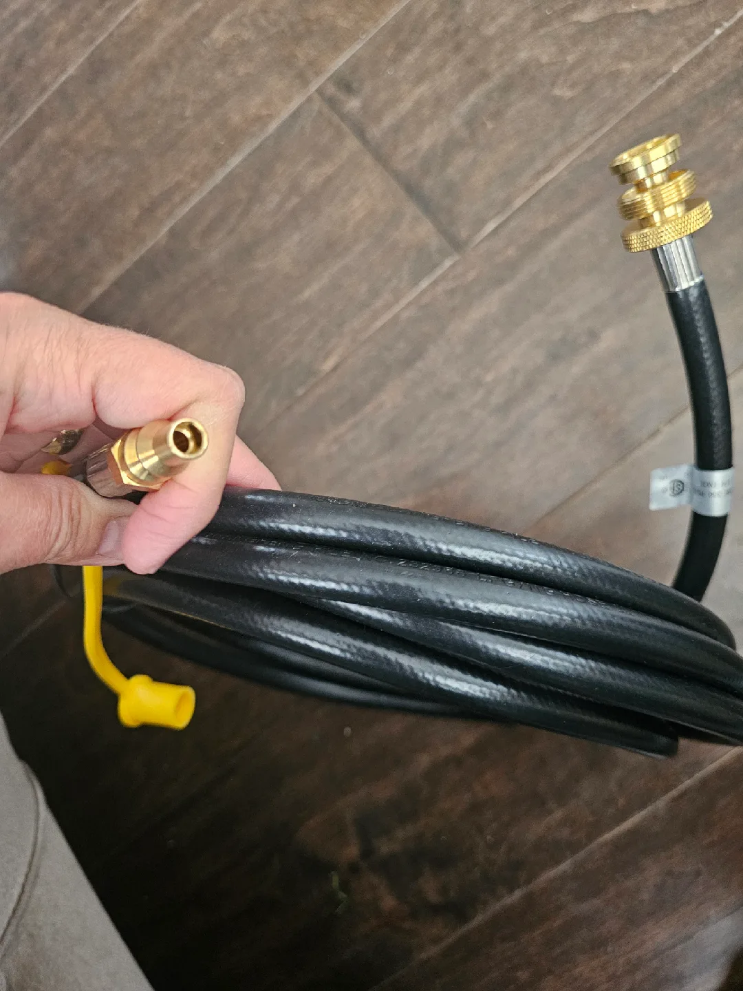 GasSaf 15FT Quick Connect Propane Hose for RV to Grill,1/4" ... image indicator(4)