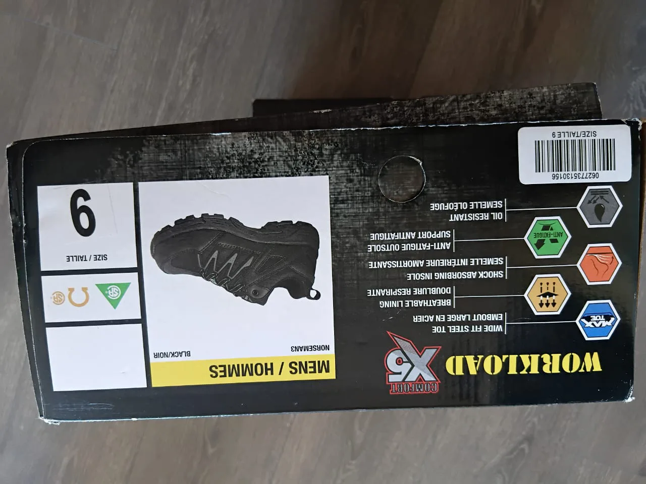 Brand new Workload X5 Comfort Work Boots - Men's Size 9 image indicator(3)
