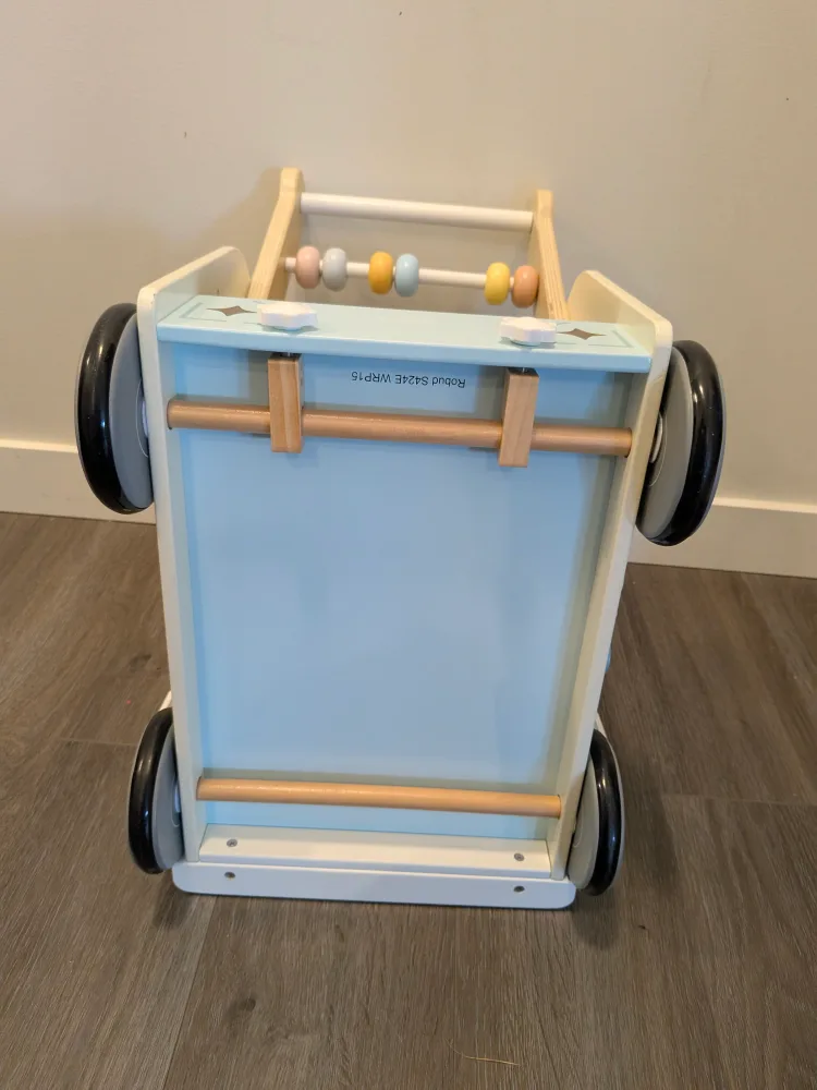 ROBOTIME Wooden Baby Walker - Vacation Bus image indicator(10)