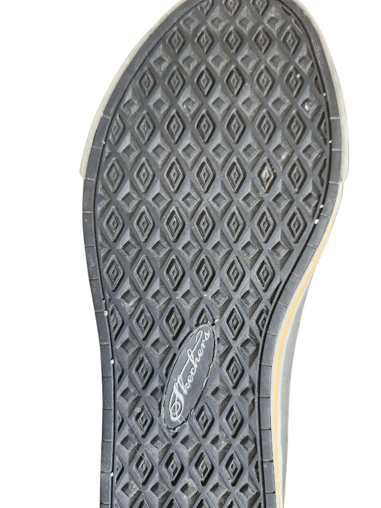 Skechers Men's 9.5 Leather Upper Sneakers image indicator(3)