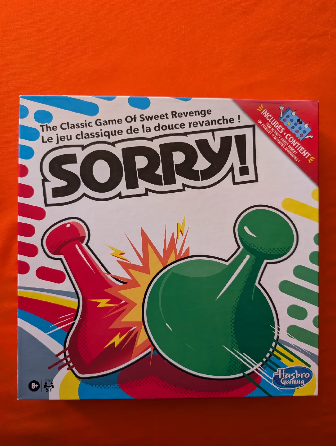 Sorry! Board Game by Hasbro Gaming thumbnail