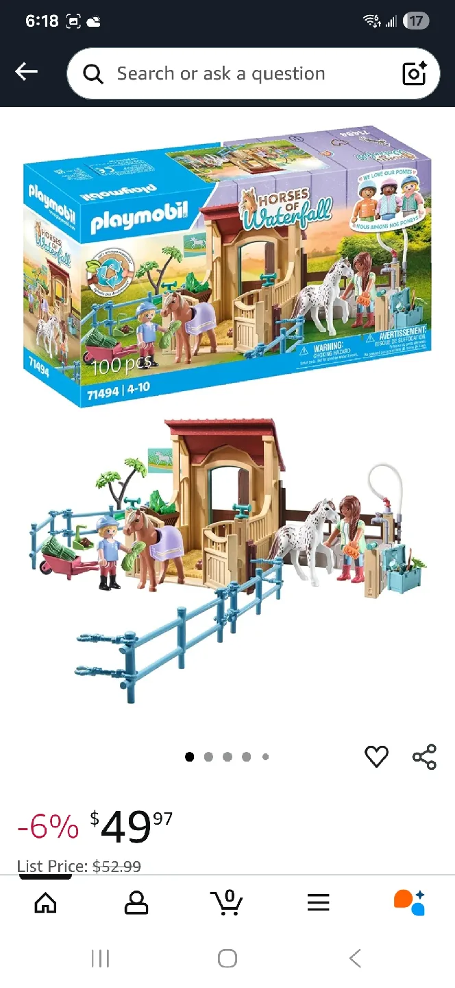 Playmobil horses of waterfall riding stable new in box image indicator(8)