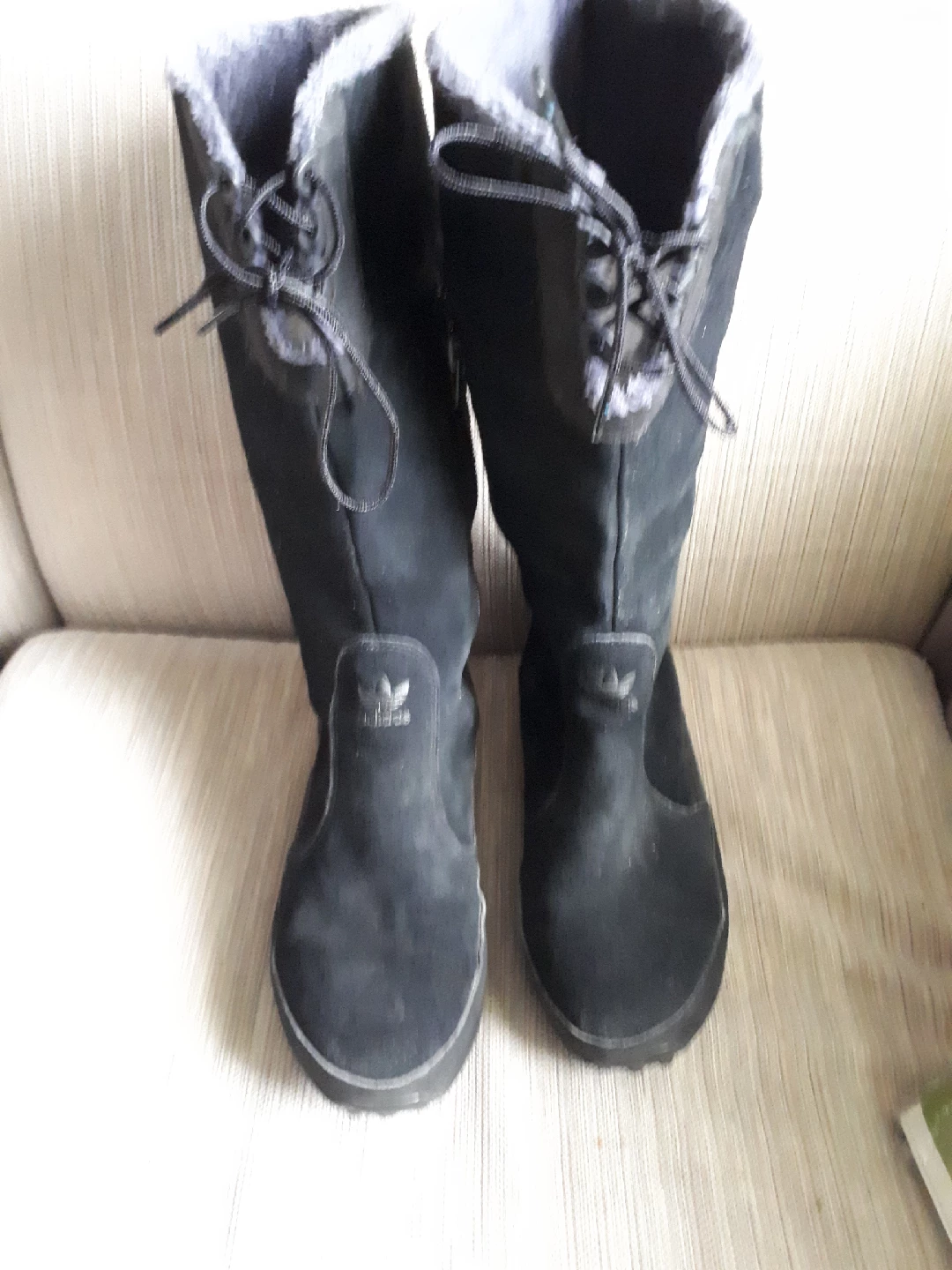 Adidas Black Winter Boots