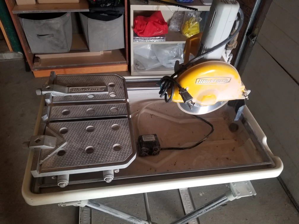 Workforce Wet Tile Saw with Stand - photo 2