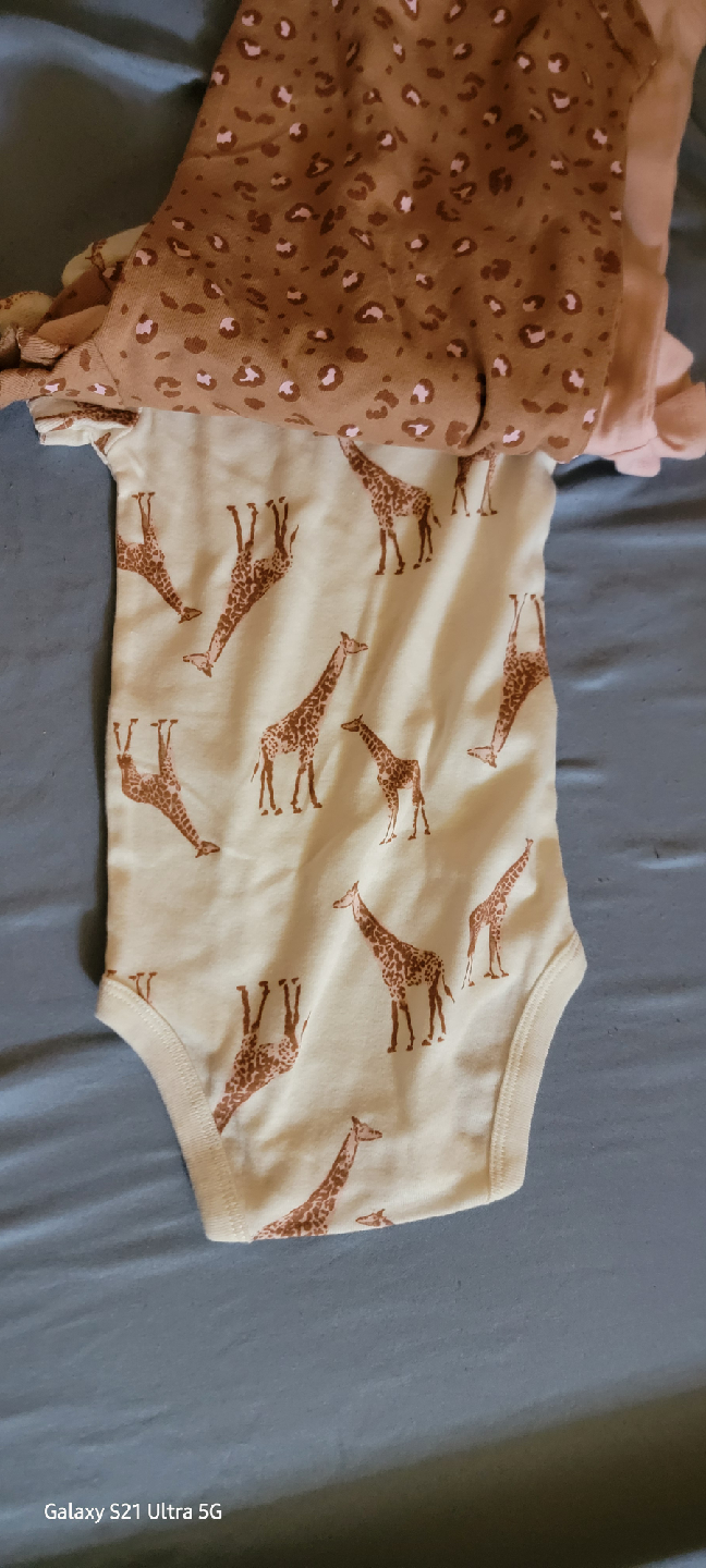 Baby Bodysuits 6-9 Months (3-pack)