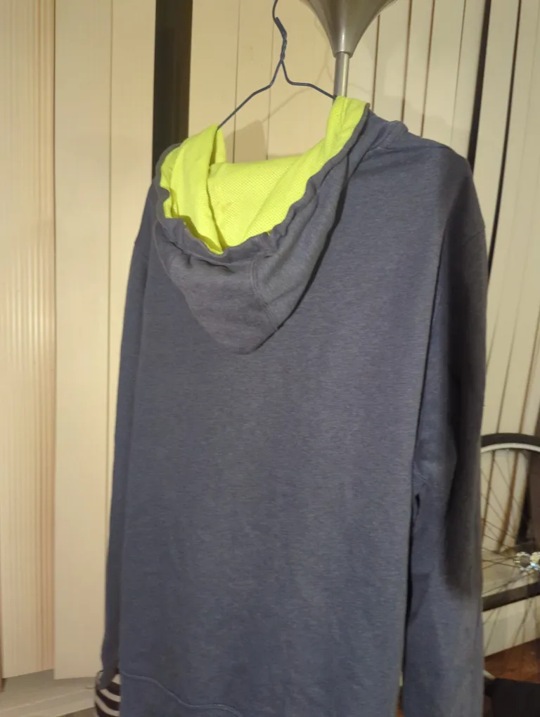 Under Armour Full Zip Hoodie - Blue grey & bright green Yellow image indicator(2)