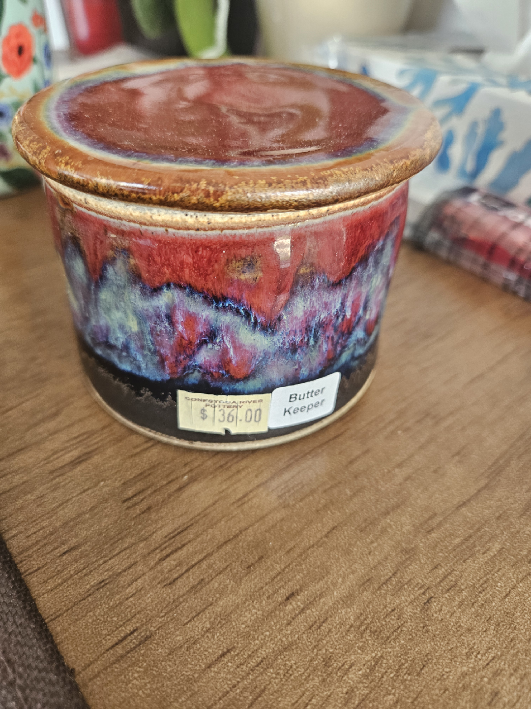 Conestoga River Pottery Butter Keeper