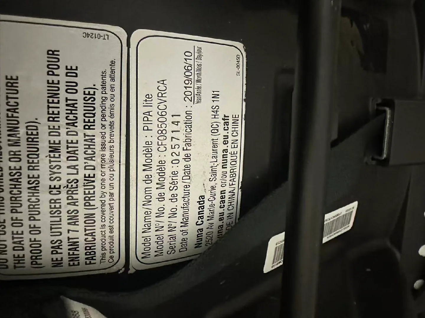 Nuna Pipa Lite Infant Car Seat image indicator(2)