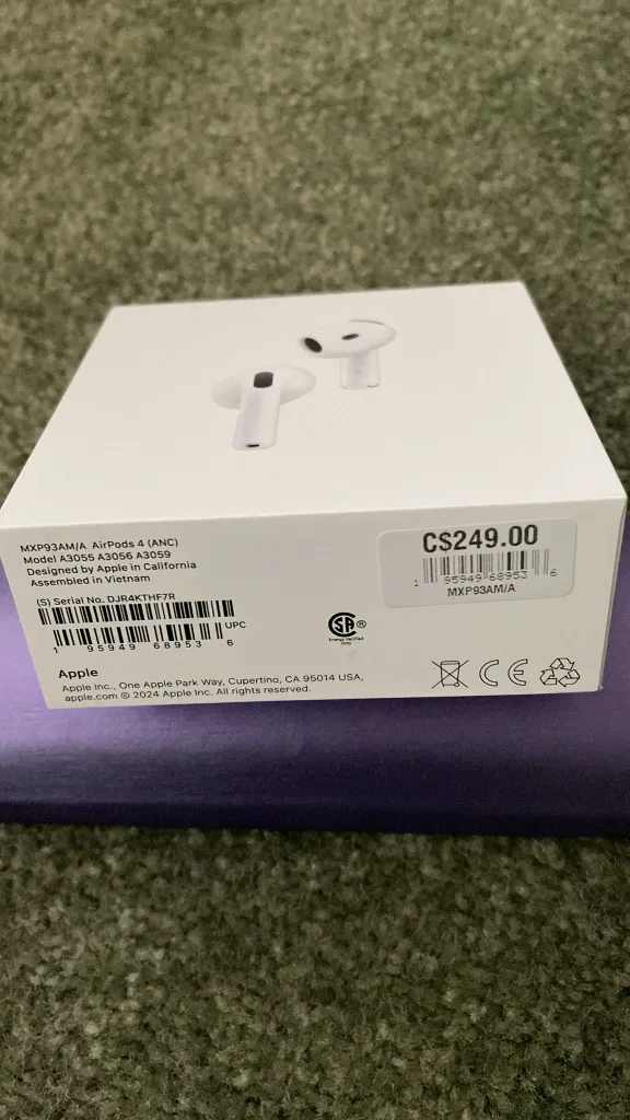 Brand New Apple AirPods 4 (ANC) Model A3055 image indicator(4)