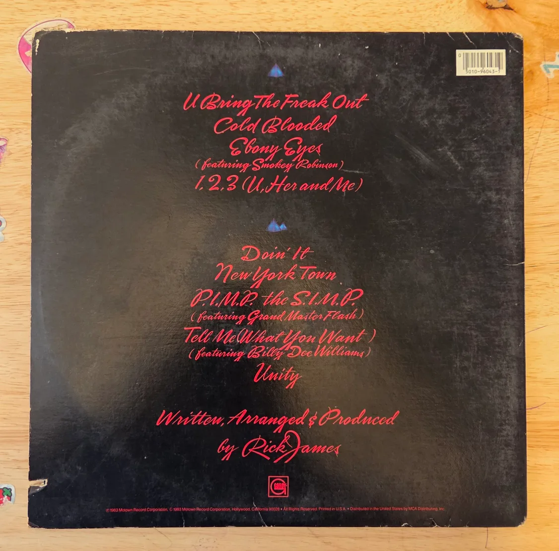 Rick James - Cold Blooded Vinyl Record image indicator(2)