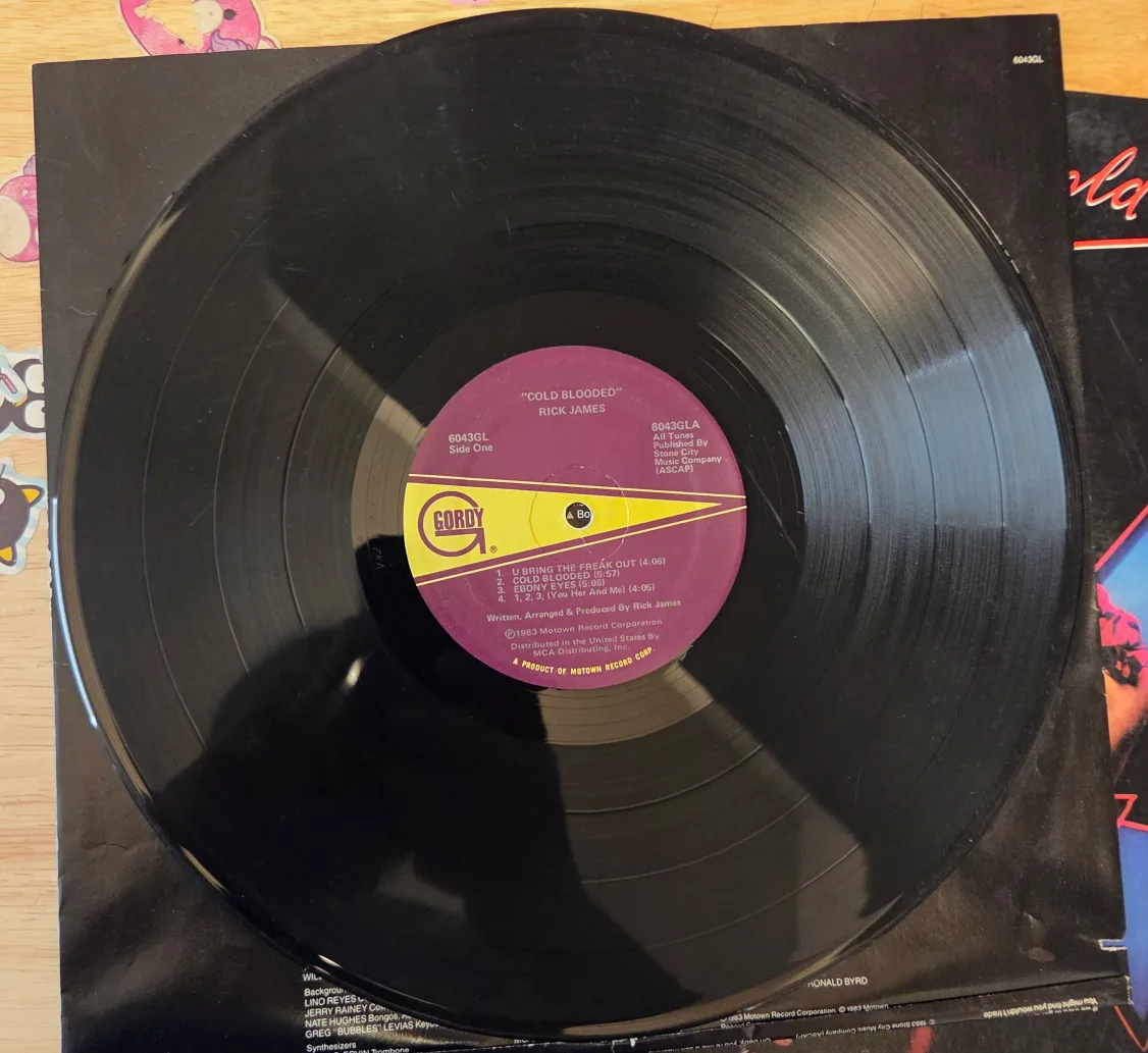Rick James - Cold Blooded Vinyl Record image indicator(6)