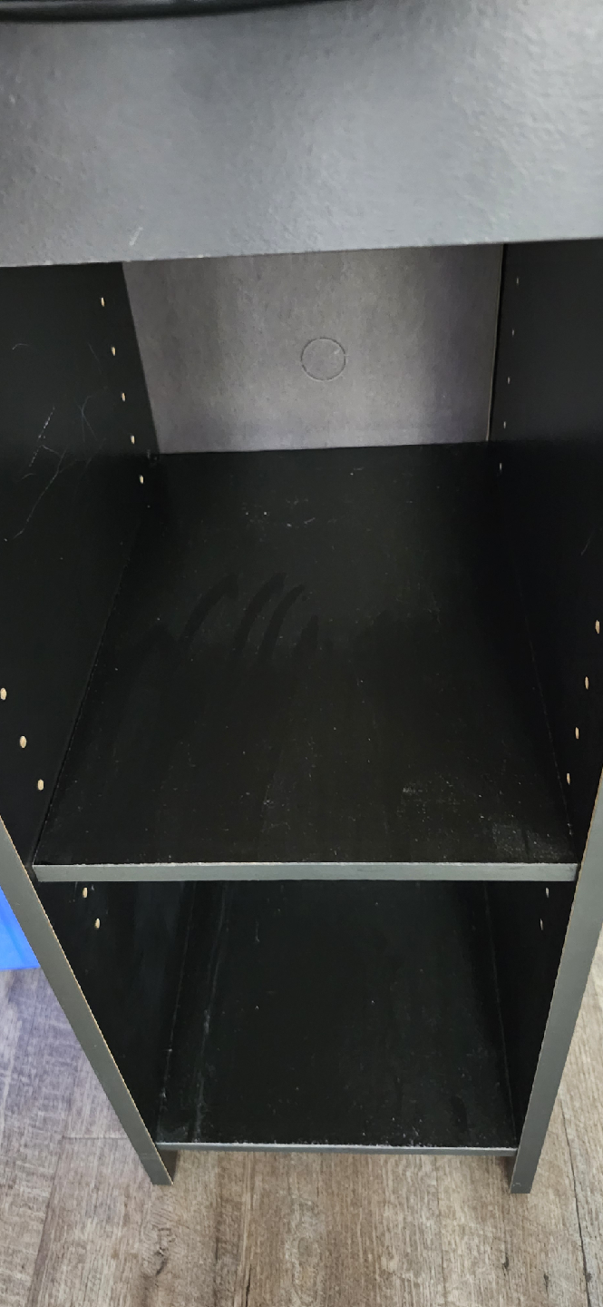 Black Desk with Shelves - photo 4