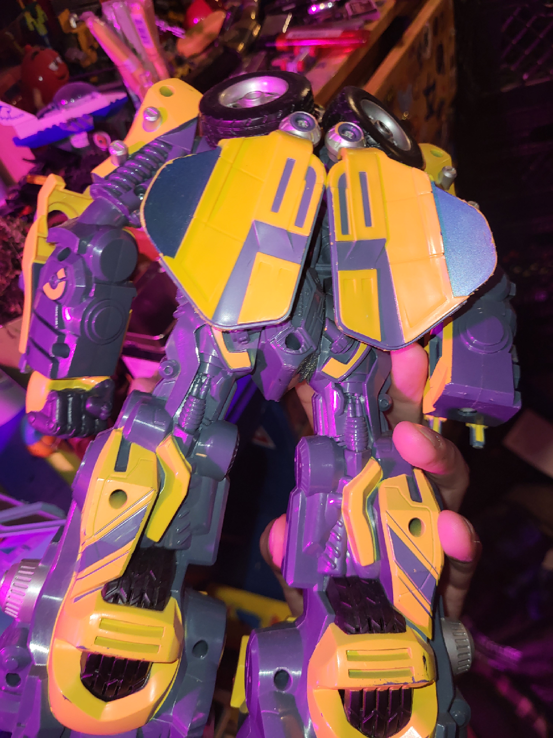 Transformer Robot Yellow & Grey