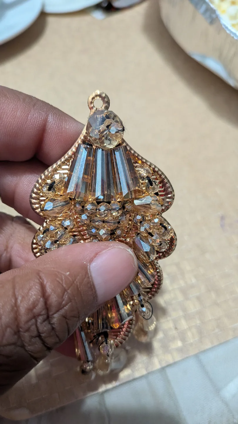 Gold Beaded Ornament image indicator(2)