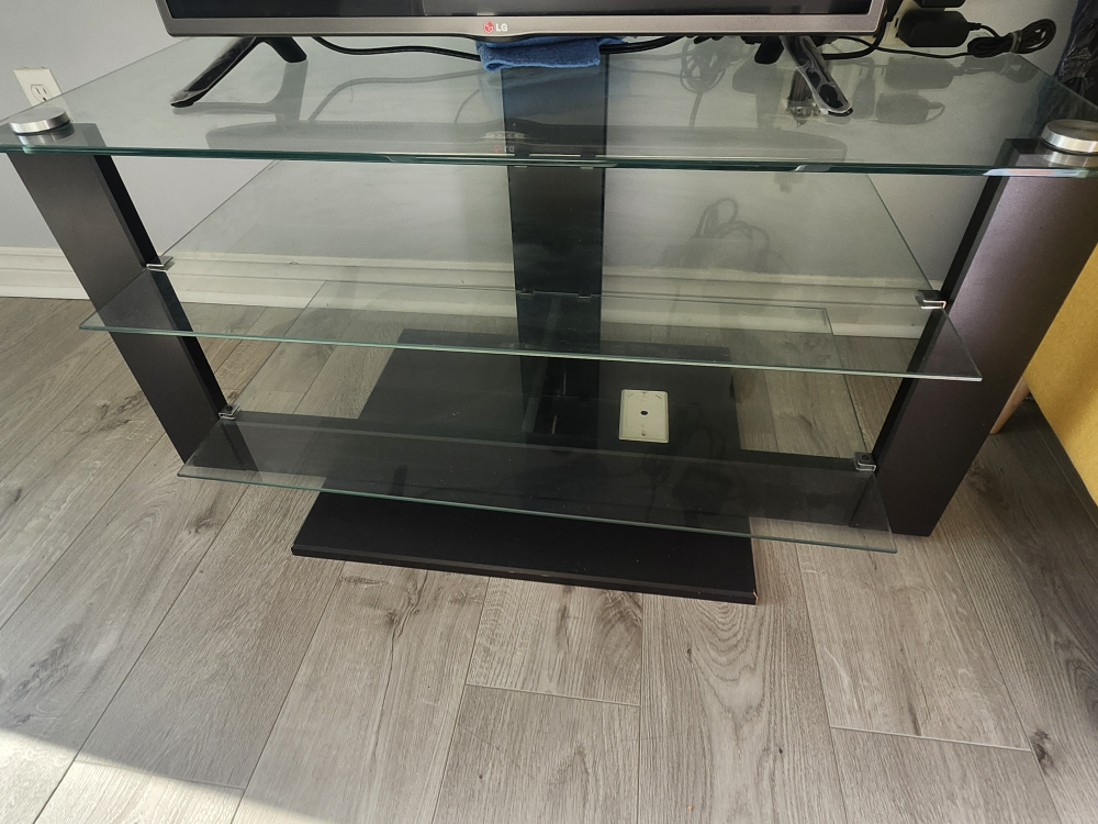 Glass TV Stand