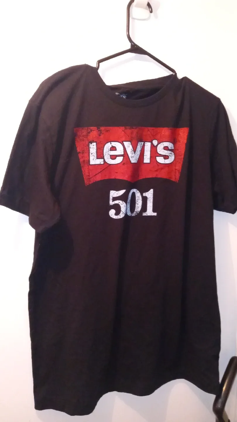 Levi's 501 Black T-Shirt - Size Large thumbnail