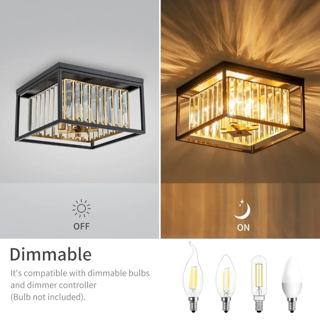 Flush Mount Ceiling Light Fixture image indicator(2)