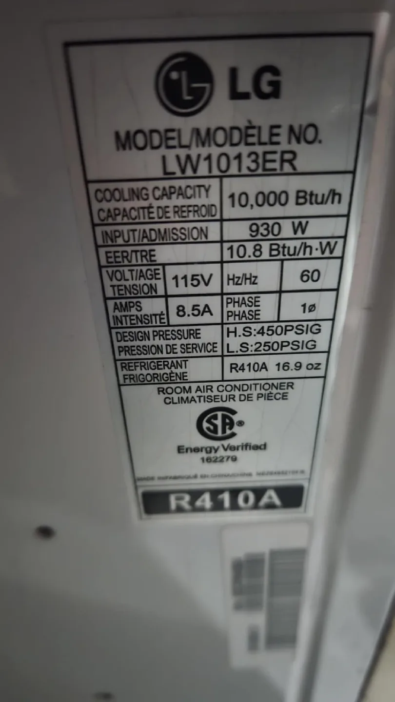 LG 10,000 BTU Air Conditioner image indicator(2)