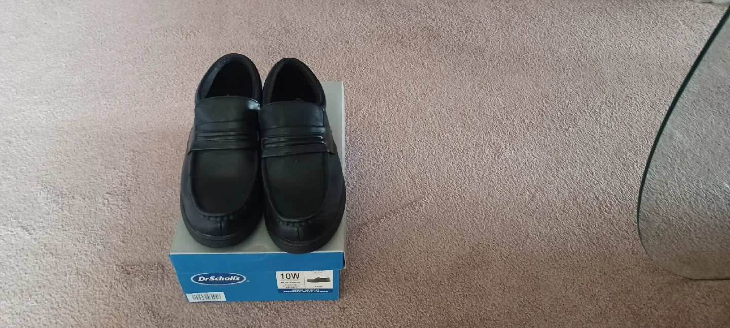 Dr. Scholl's Men's Black Loafers - Size 10W