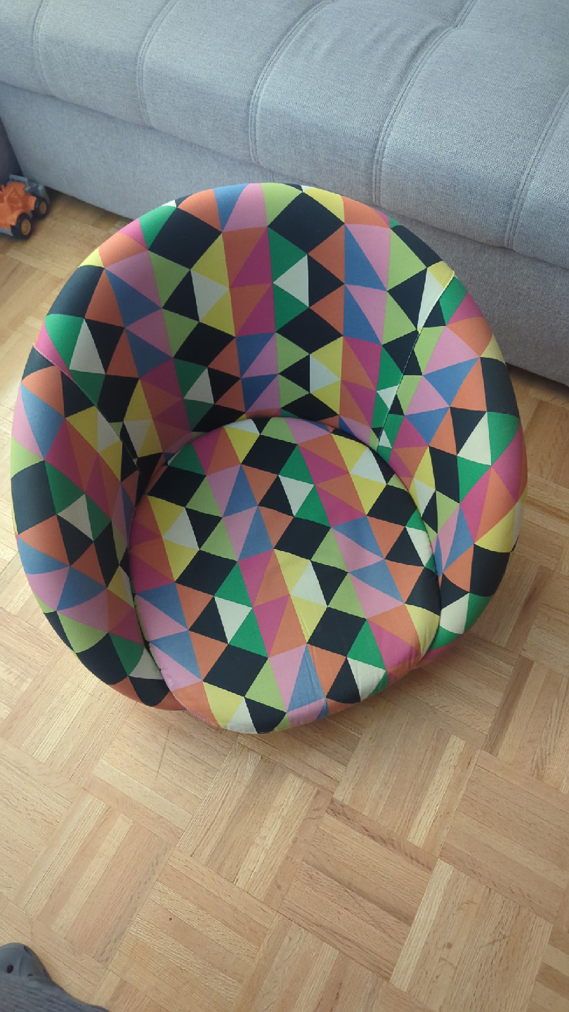 Kids' Colorful Patterned Armchair