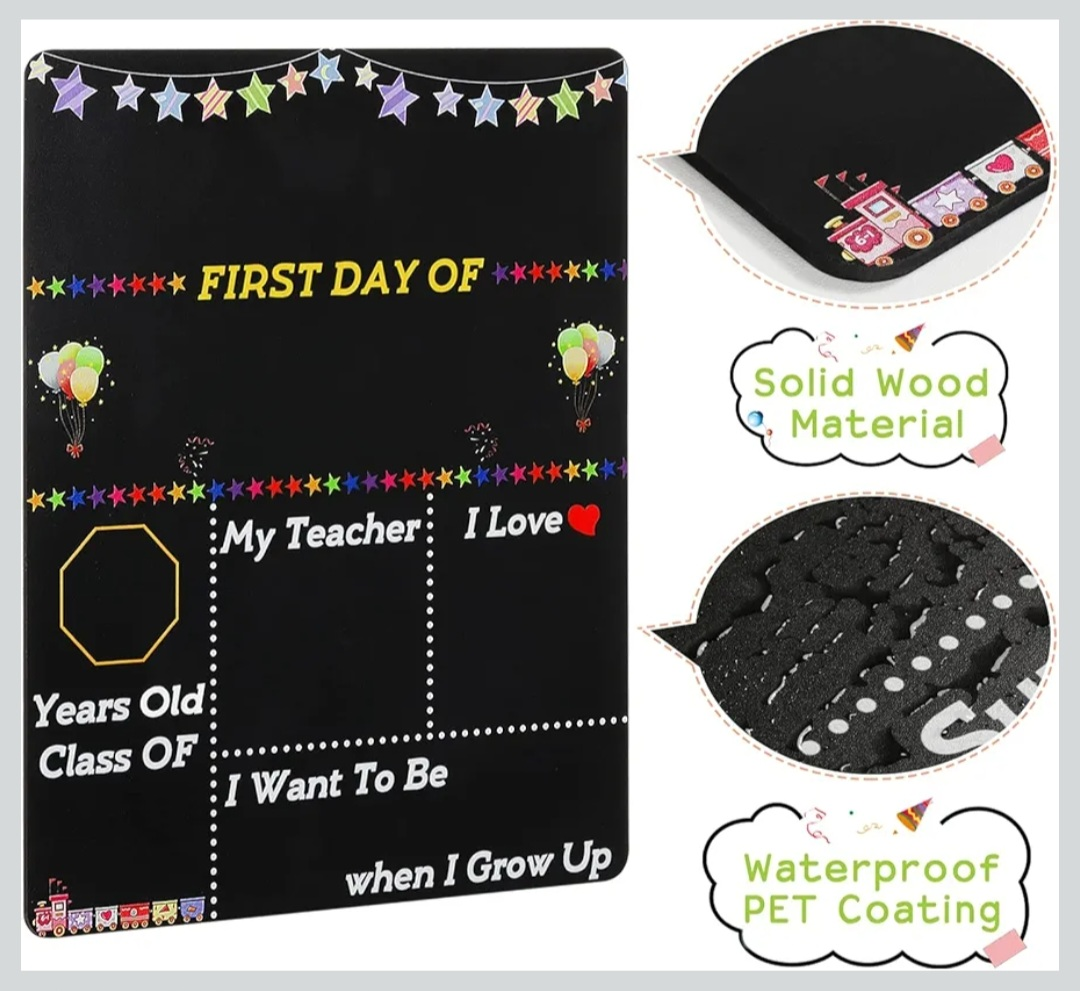 First Day of School Chalkboard Sign - photo 4