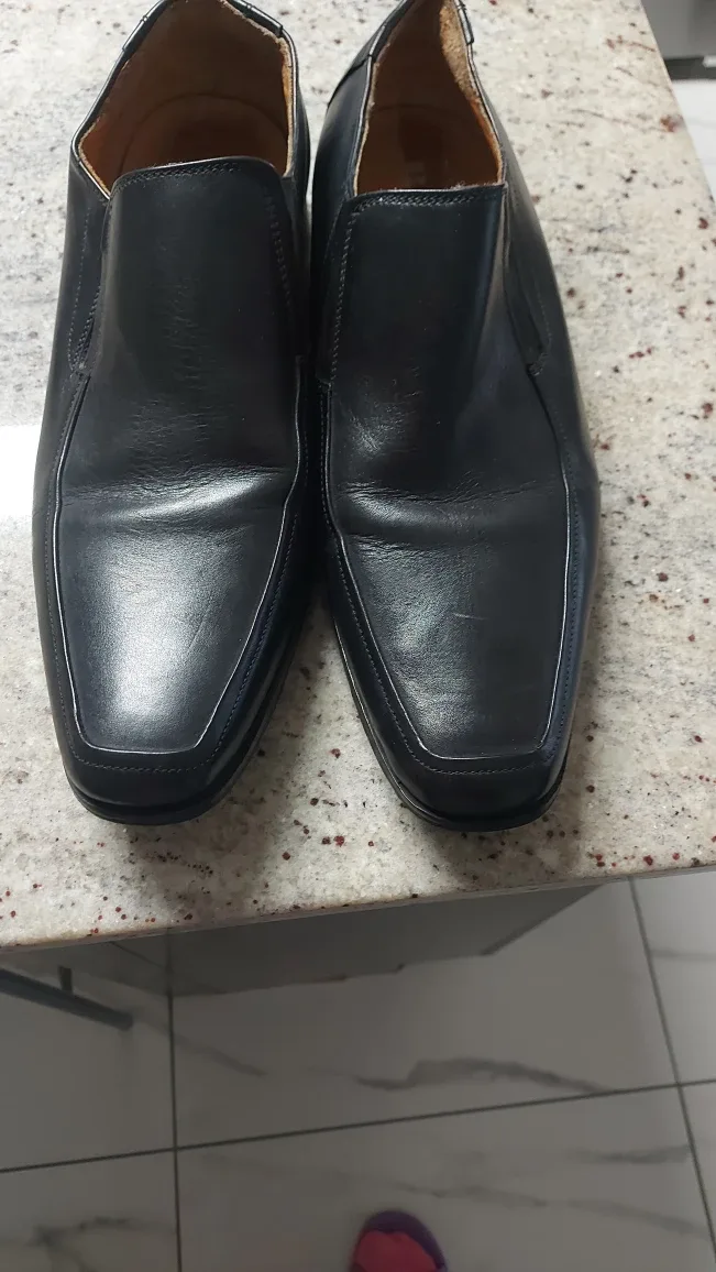 Browns Black Leather Shoes thumbnail