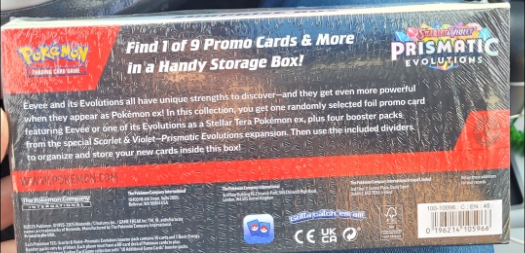 Pokemon Scarlet & Violet Prismatic Evolutions Surprise Box - photo 2