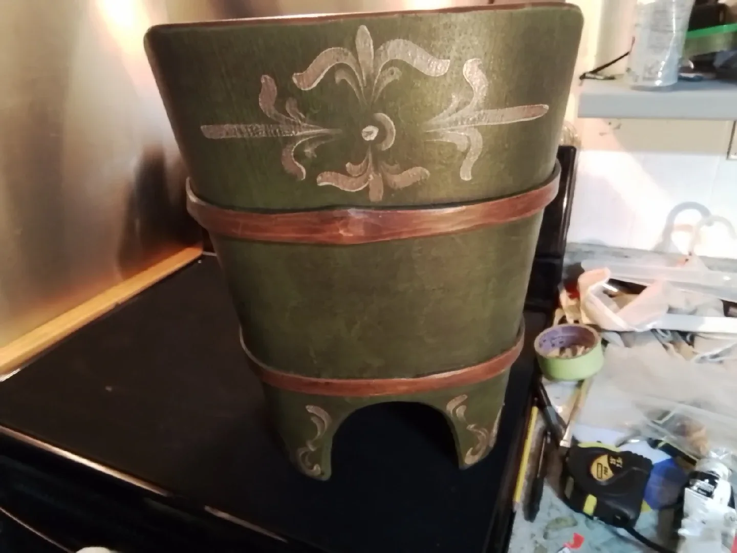 Antique Norway Rosemaling Kibbles Chair image indicator(10)