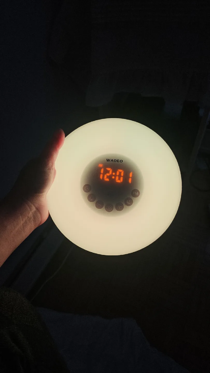 WADEO Colour Changing Digital Alarm Clock thumbnail
