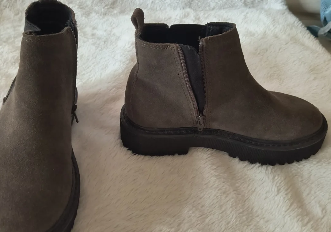 Zara green Ankle Boots Size 31 image indicator(6)