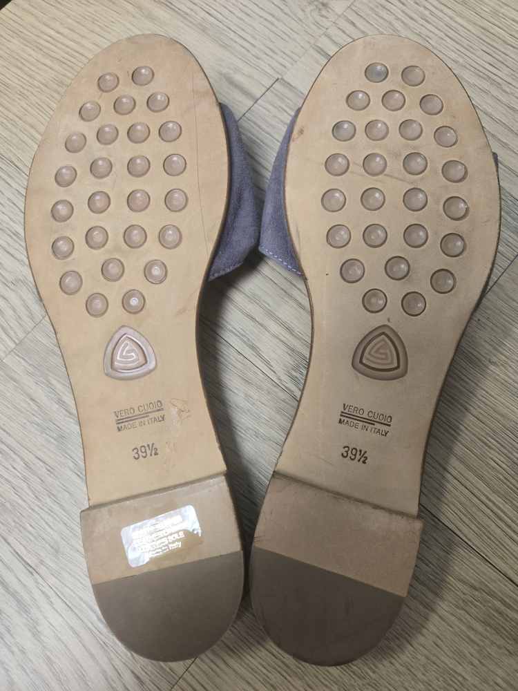 AGL Women's Grey Suede Sandals Size 39.5 - photo 3