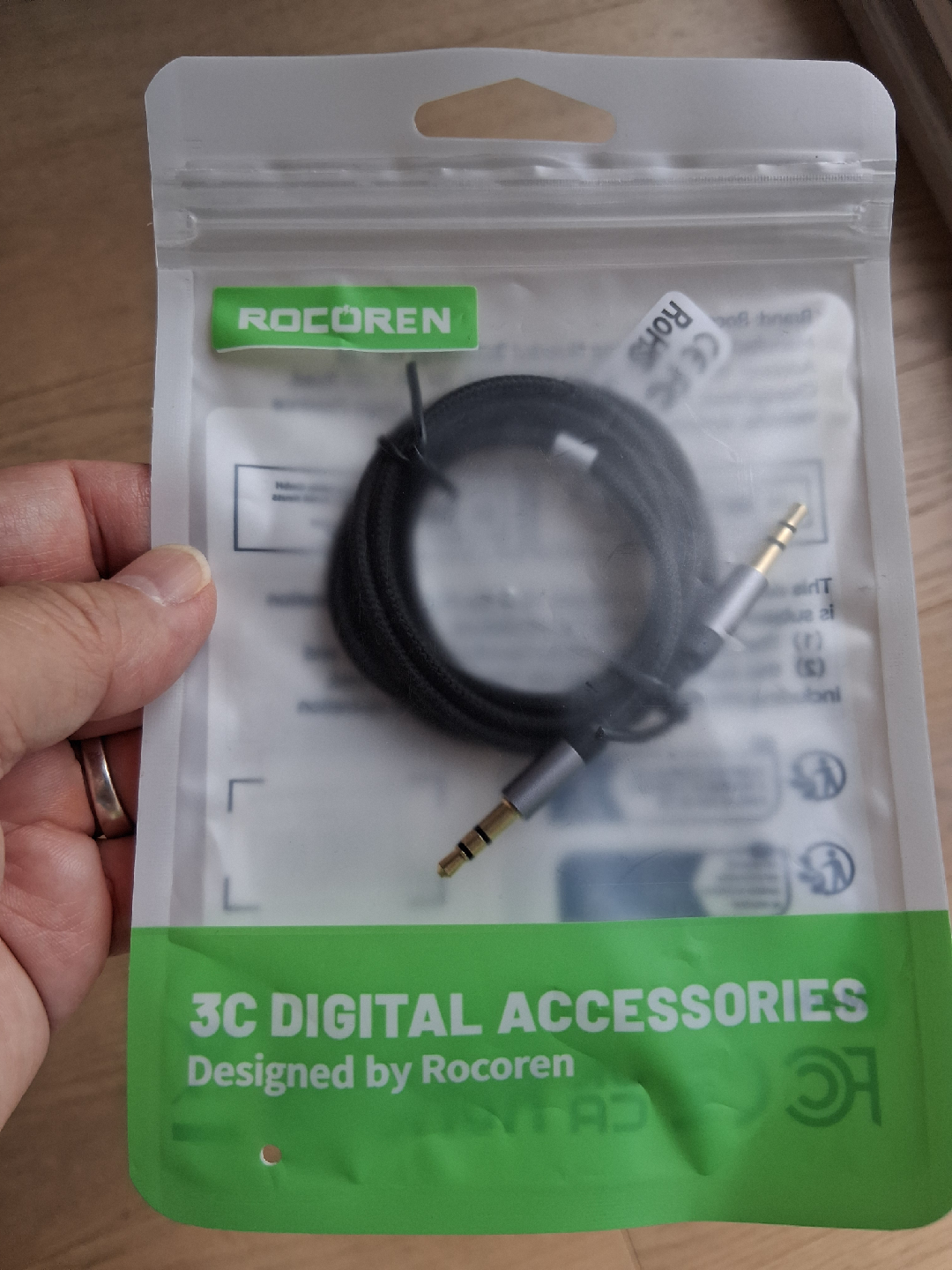 3.5mm Aux Cable, Audio Cable, 0.5m, Male to Male - photo 5