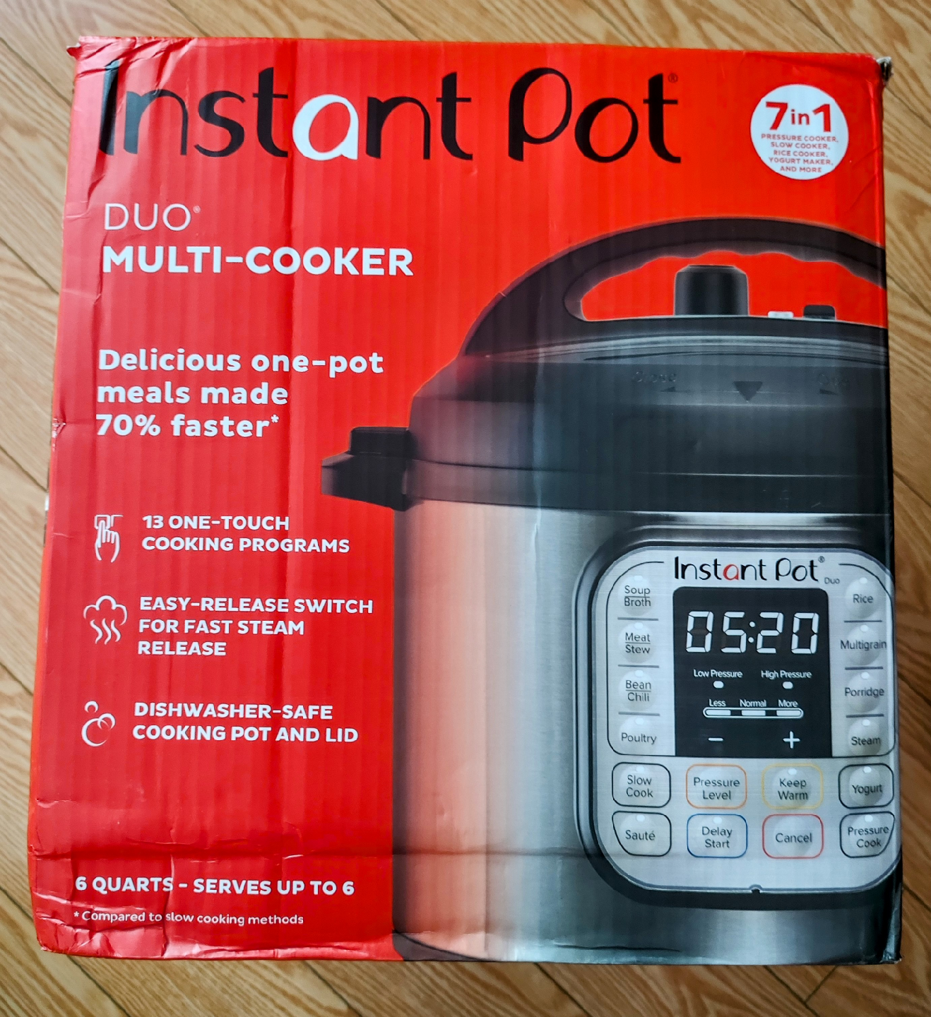Instant Pot Duo 6 Quart Multi-Cooker - Like New!