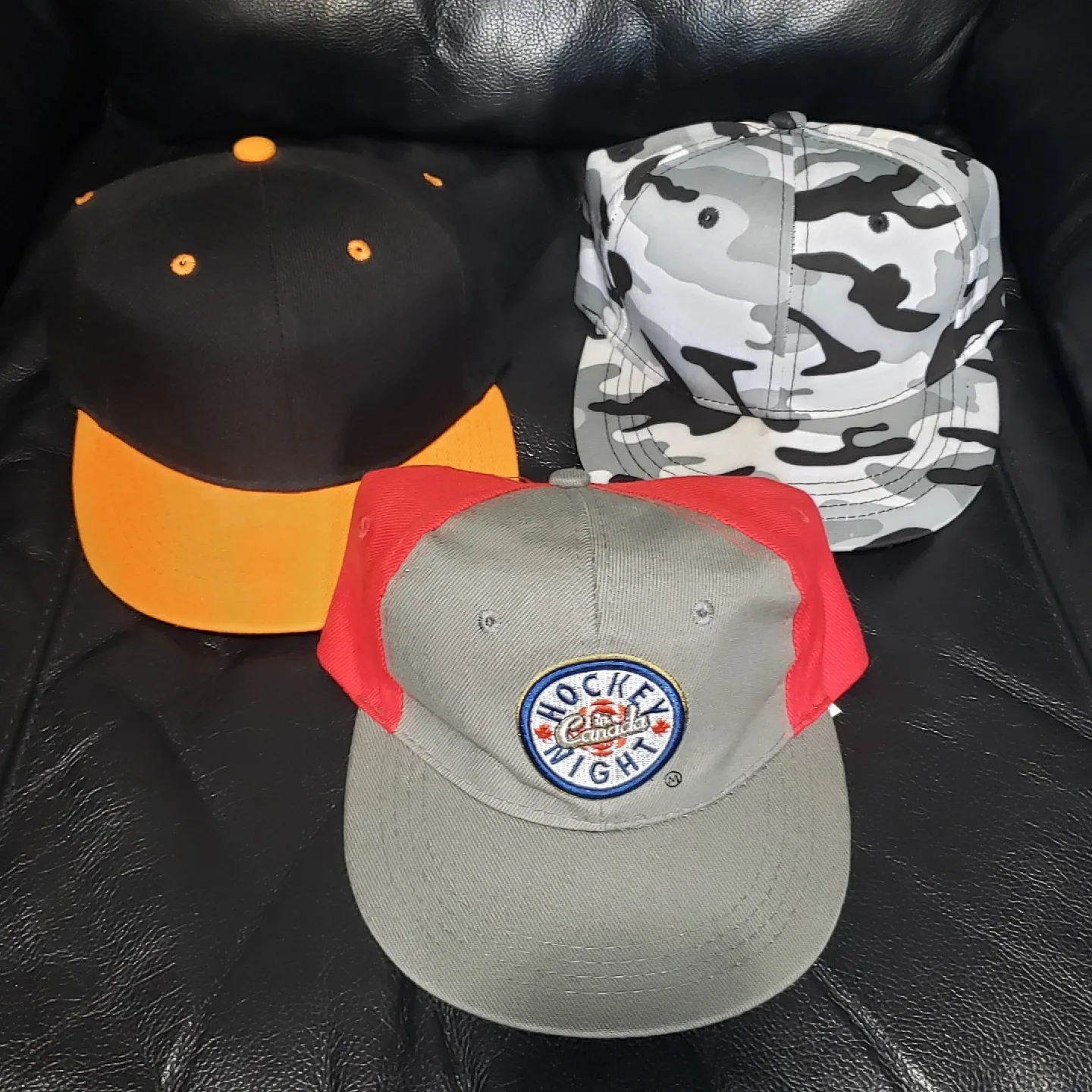 3 Various snapback caps thumbnail