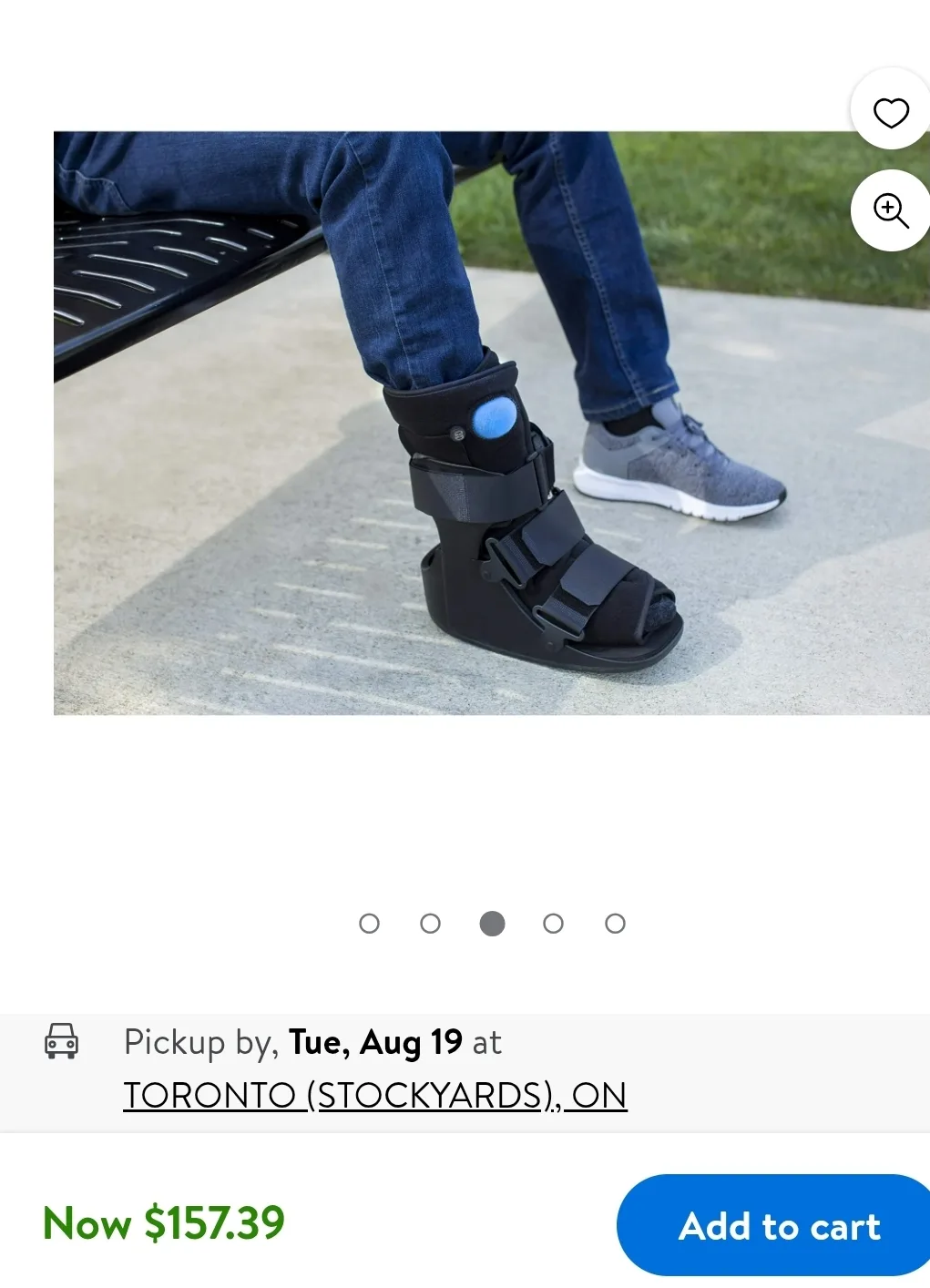 United Ortho Short Air Cam Walker Fracture Boot - Size Small image indicator(4)