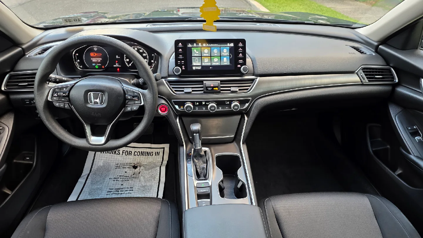 2022 Black Honda Accord Sedan 16k miles Clean Title image indicator(7)