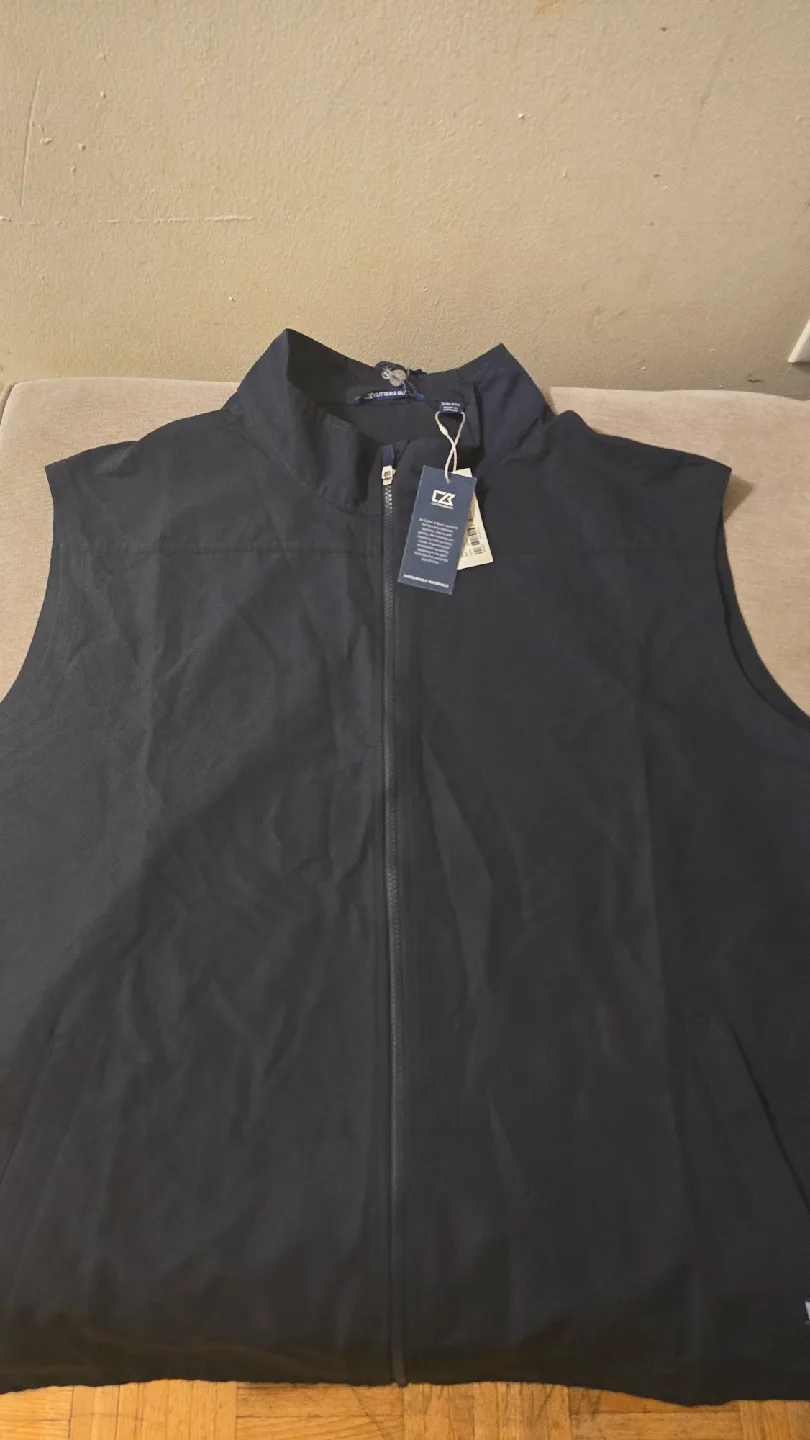 New Cutter & Buck 3XL/3TG Navy Vest thumbnail