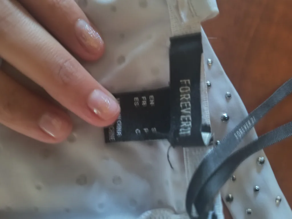 Forever 21 White Bustier - Size S image indicator(2)