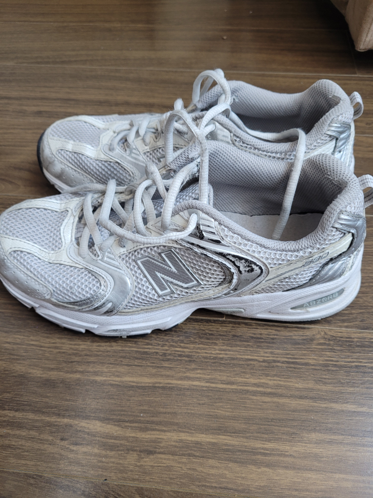 New Balance 530 White/Silver Running Shoes