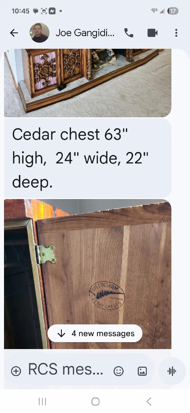 Free Dillingham Aromatic Cedar Chest - 63" High