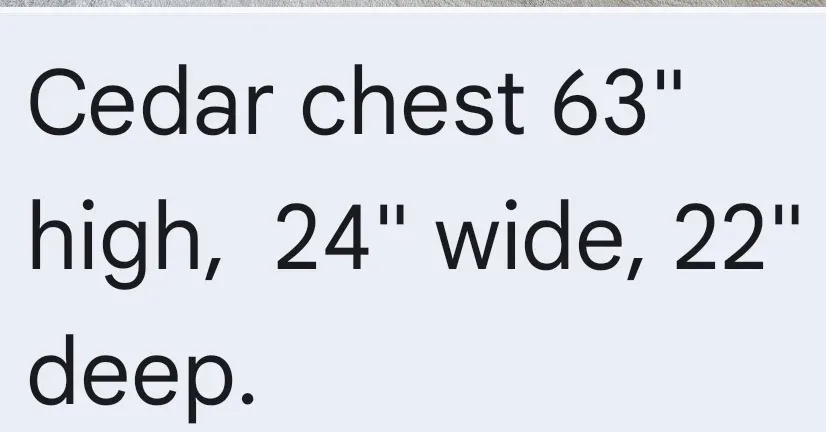 Free Dillingham Aromatic Cedar Chest - 63" High image indicator(2)