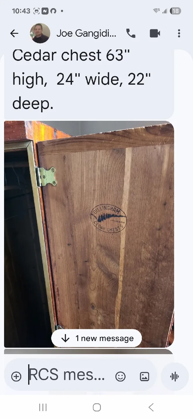 Free Dillingham Aromatic Cedar Chest - 63" High image indicator(4)