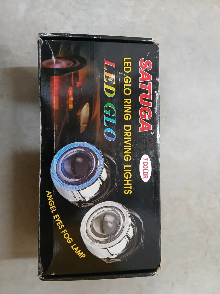 SATUGA LED GLO 7 Color Angel Eyes Fog Lamp thumbnail
