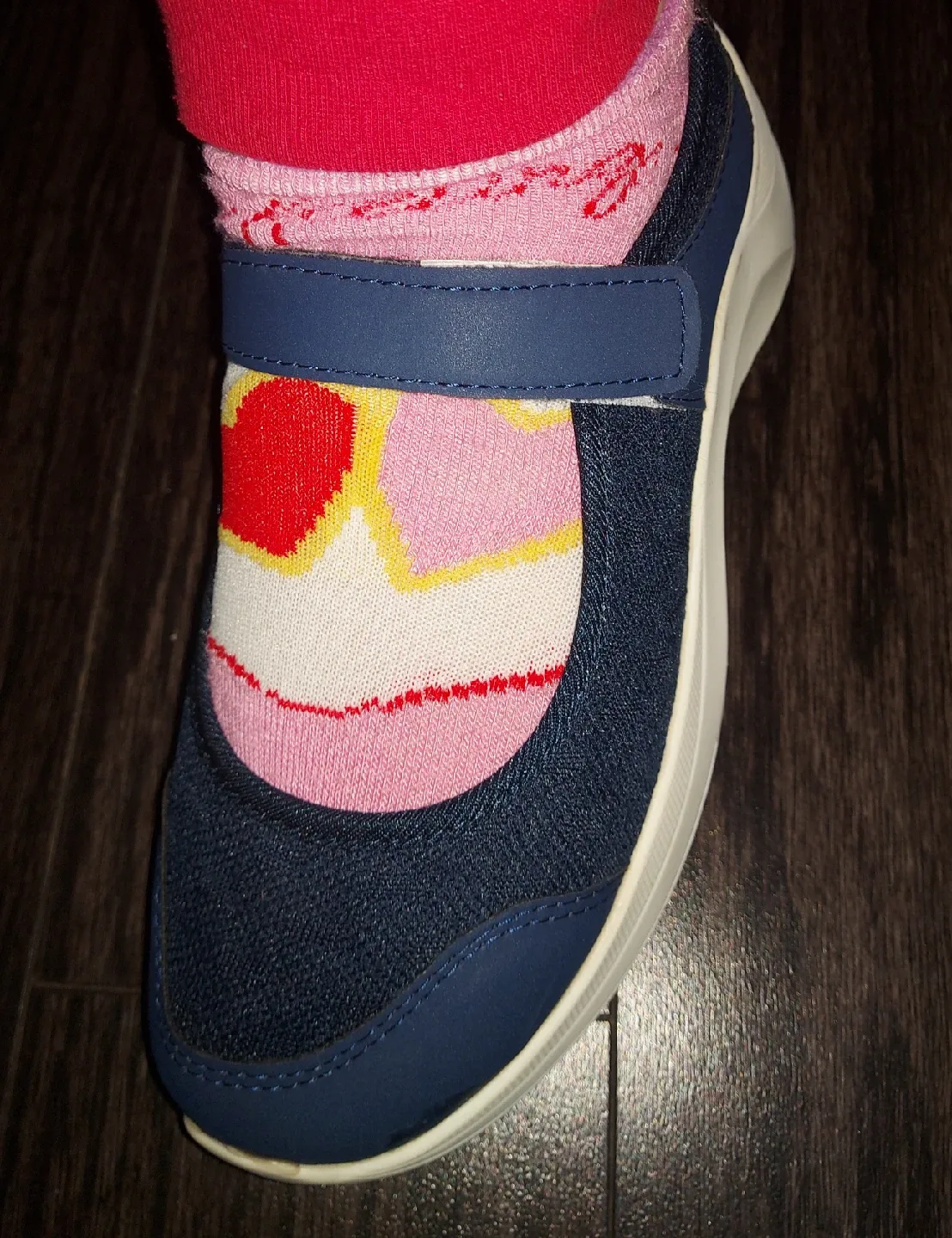 Navy Blue Mary Jane Style Shoes image indicator(2)