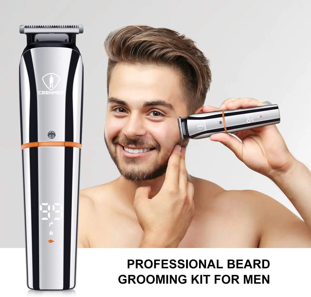 Ceenwes Beard Trimmer for Men 6 In 1 Hair Clippers Cordless image indicator(7)