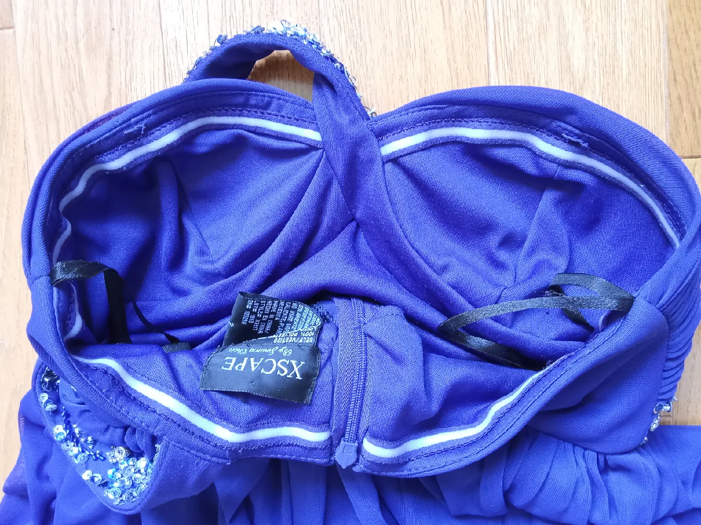 Fancy Blue Dress - Size 2 image indicator(4)